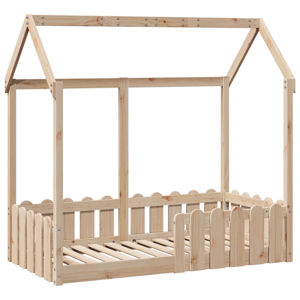 Lit Cabane Marron Clair Maison - Lola