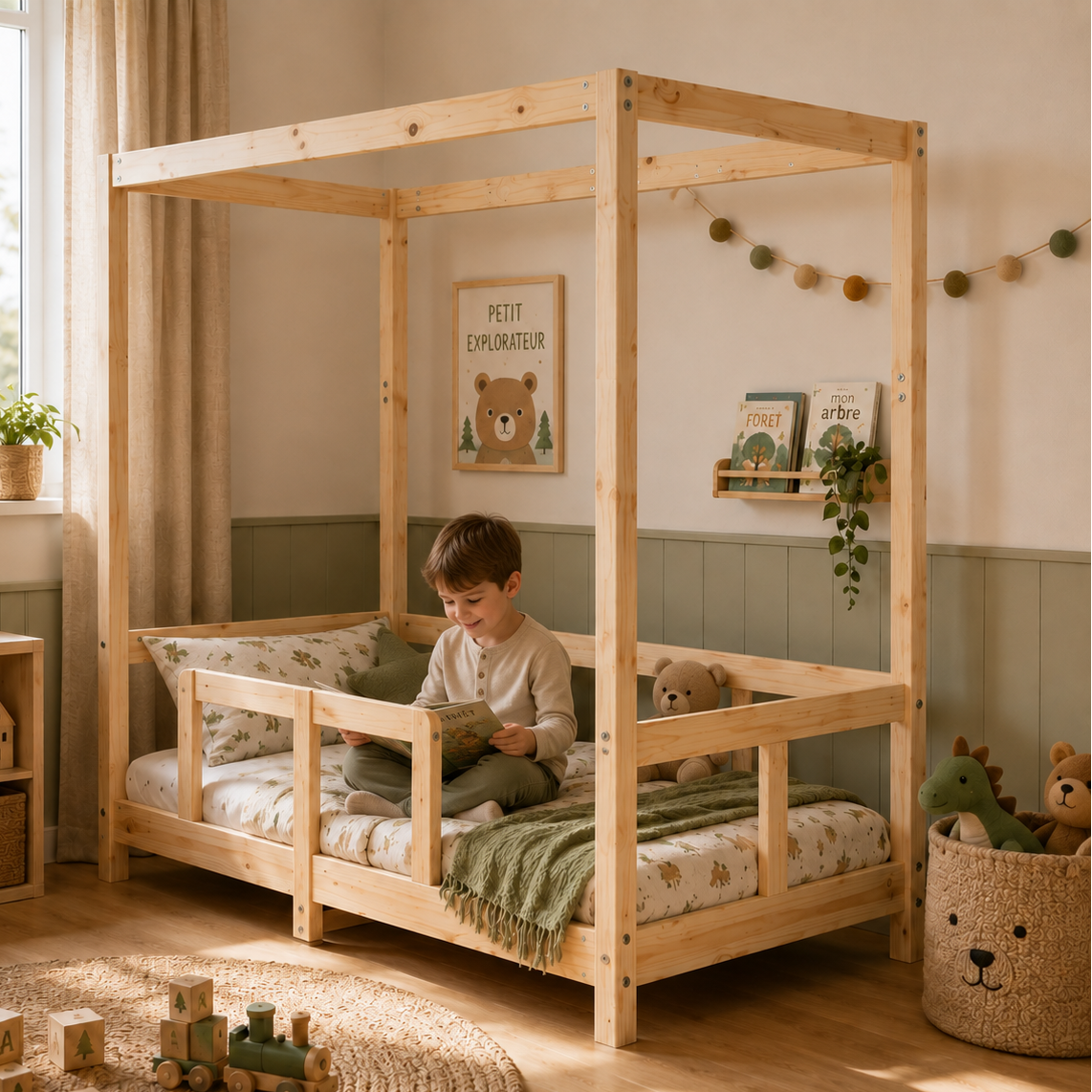 Lit Cabane Rectangle - Timéo