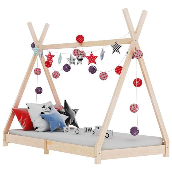 Lit Cabane Tipi Marron Clair - Lilou